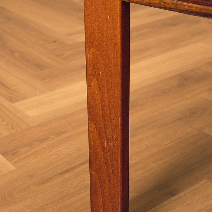 Rosewood Coffee Table with Square Top, small marks on the leg