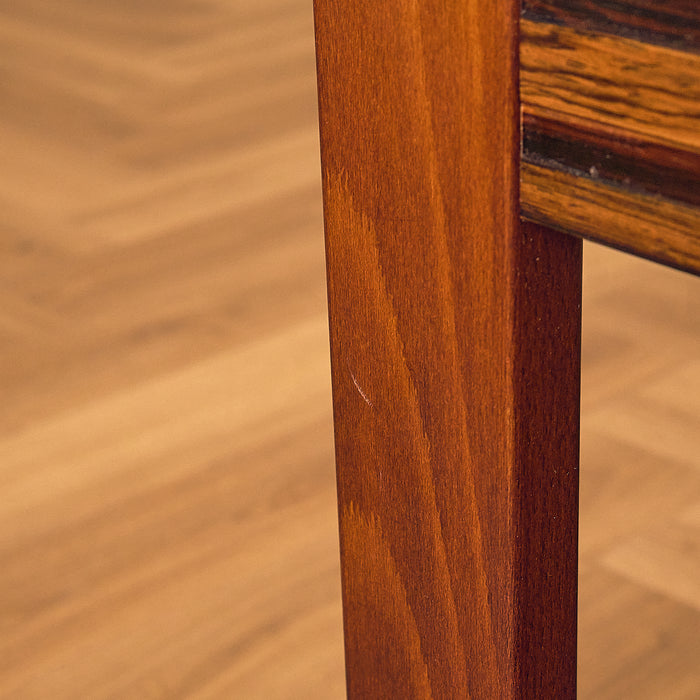 Rosewood Coffee Table with Square Top, light marks on the leg