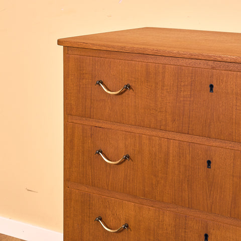 Swedish chest of drawers in teak
