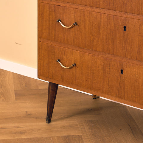 Swedish chest of drawers in teak