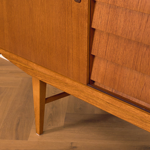 Swedish sideboard in teak and oak