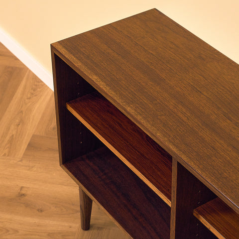 Bramin Santos Rosewood Bookshelf, three-quarter view