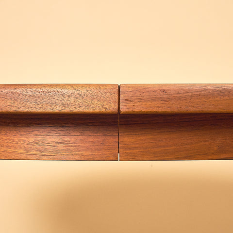 Round Walnut Extendable Dining Table