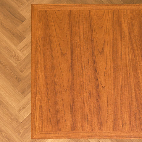 Slagelse Møbelværk Teak Dining Table with Lipped Top