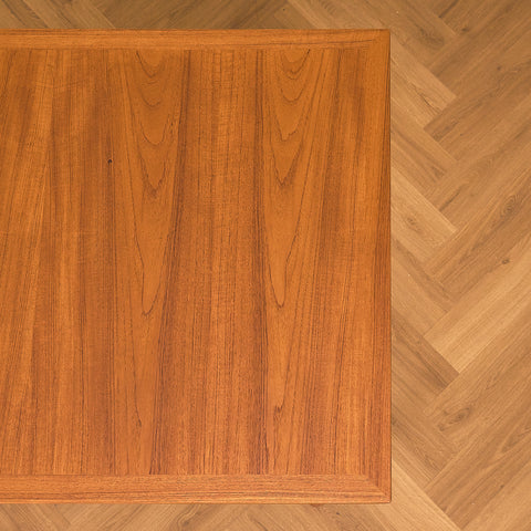 Slagelse Møbelværk Teak Dining Table with Lipped Top