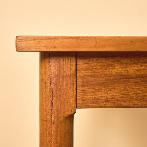 Slagelse Møbelværk Teak Dining Table with Lipped Top
