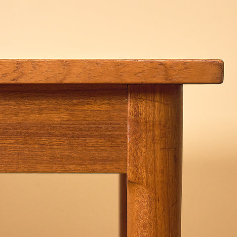 Slagelse Møbelværk Teak Dining Table with Lipped Top