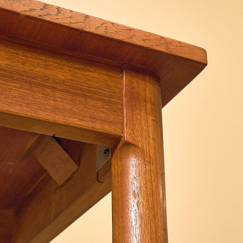 Slagelse Møbelværk Teak Dining Table with Lipped Top