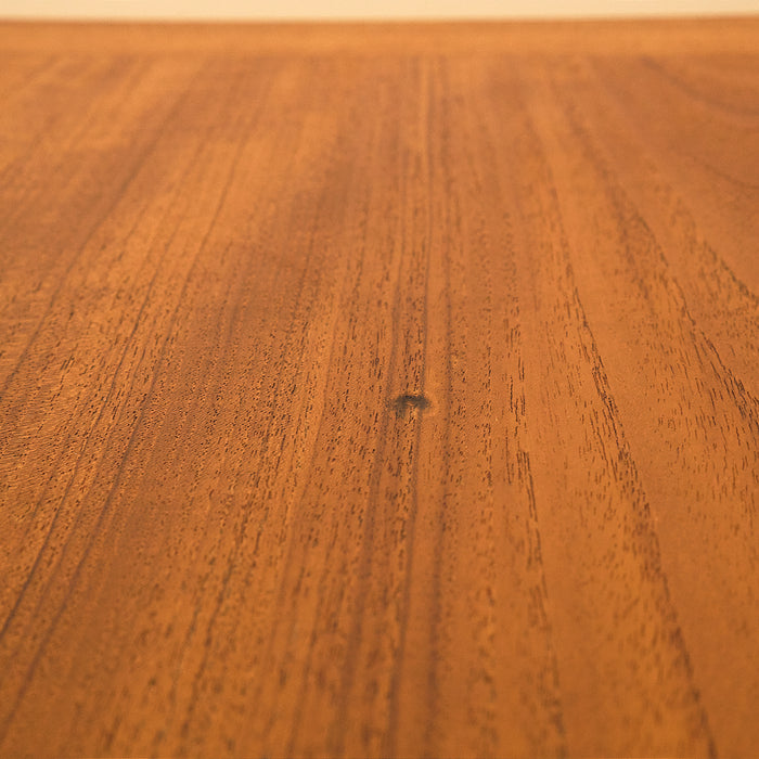 Danish Teak Dining Table with Lipped Top, small mark on the top
