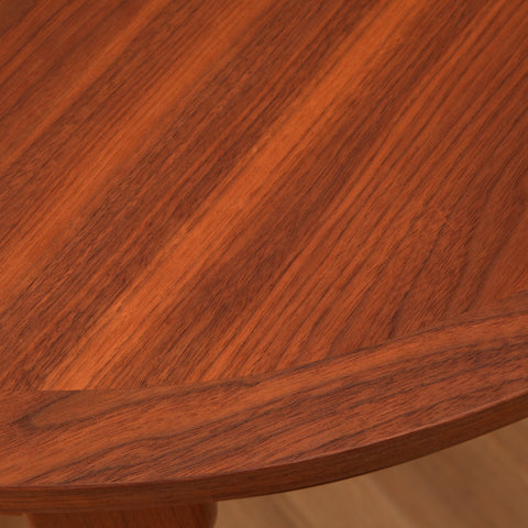 Swedish oval dining table in walnut by Carl Malmsten, model 'Ambassadör'