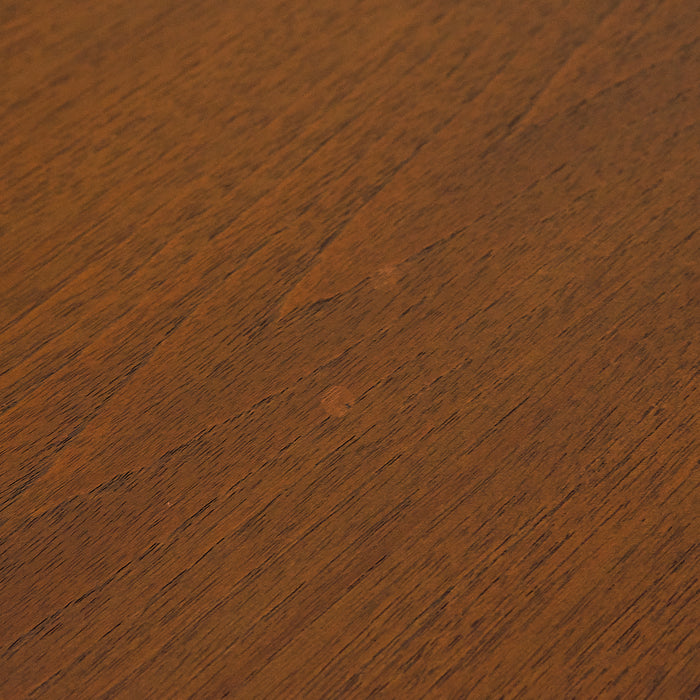 Dark Teak Writing Desk with Six Drawers, small marks on the top